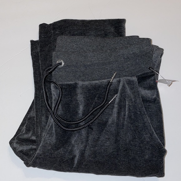 Bebe velour Grey rhinestone logo joggers XS, S - Picture 12 of 17